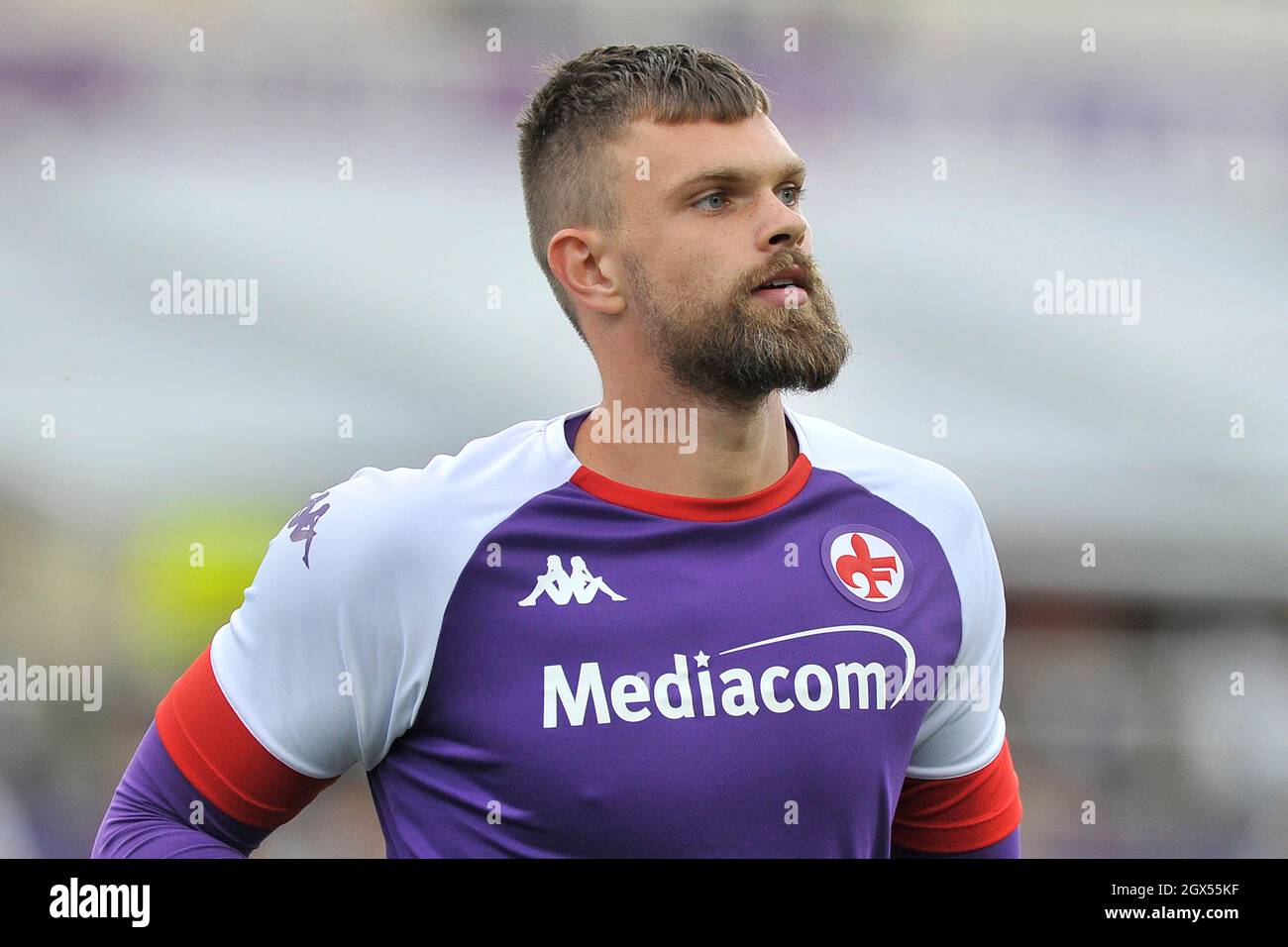 Bartlomiej Dragowski jugador de Fiorentina, durante el partido la Serie Italiana A liga entre vs Napoli resultado partido jugado Fotografía de stock - Alamy