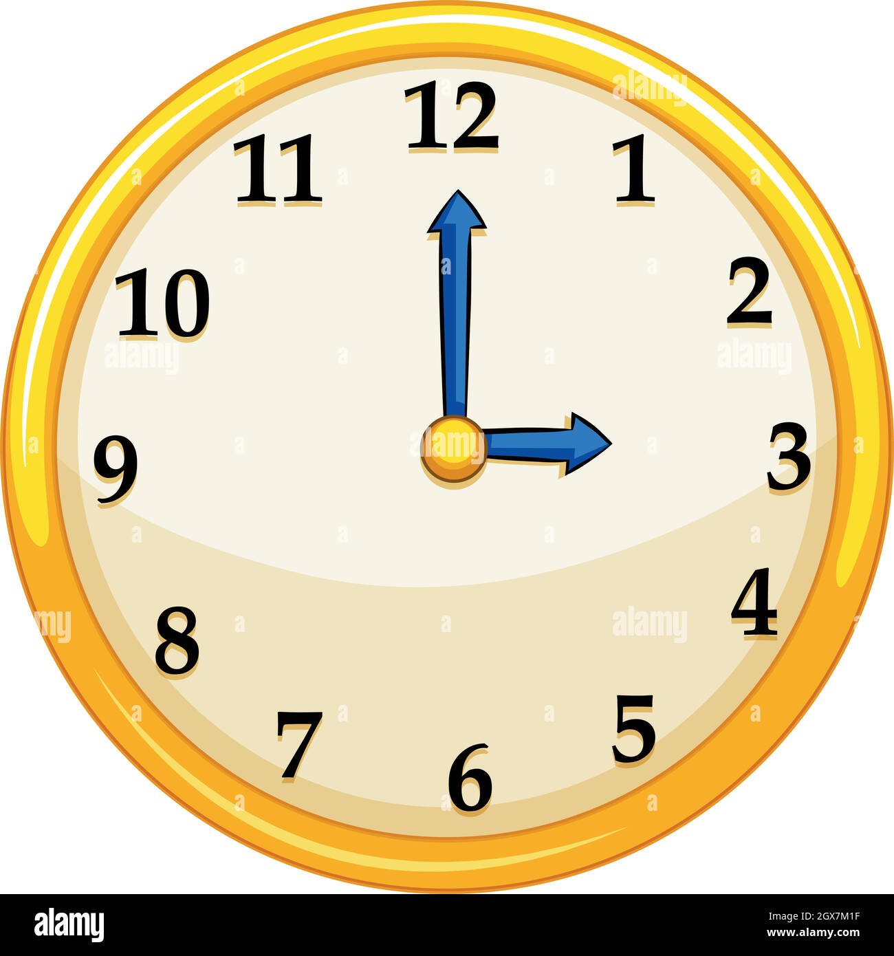 Reloj de aguja Imágenes vectoriales de stock - Alamy