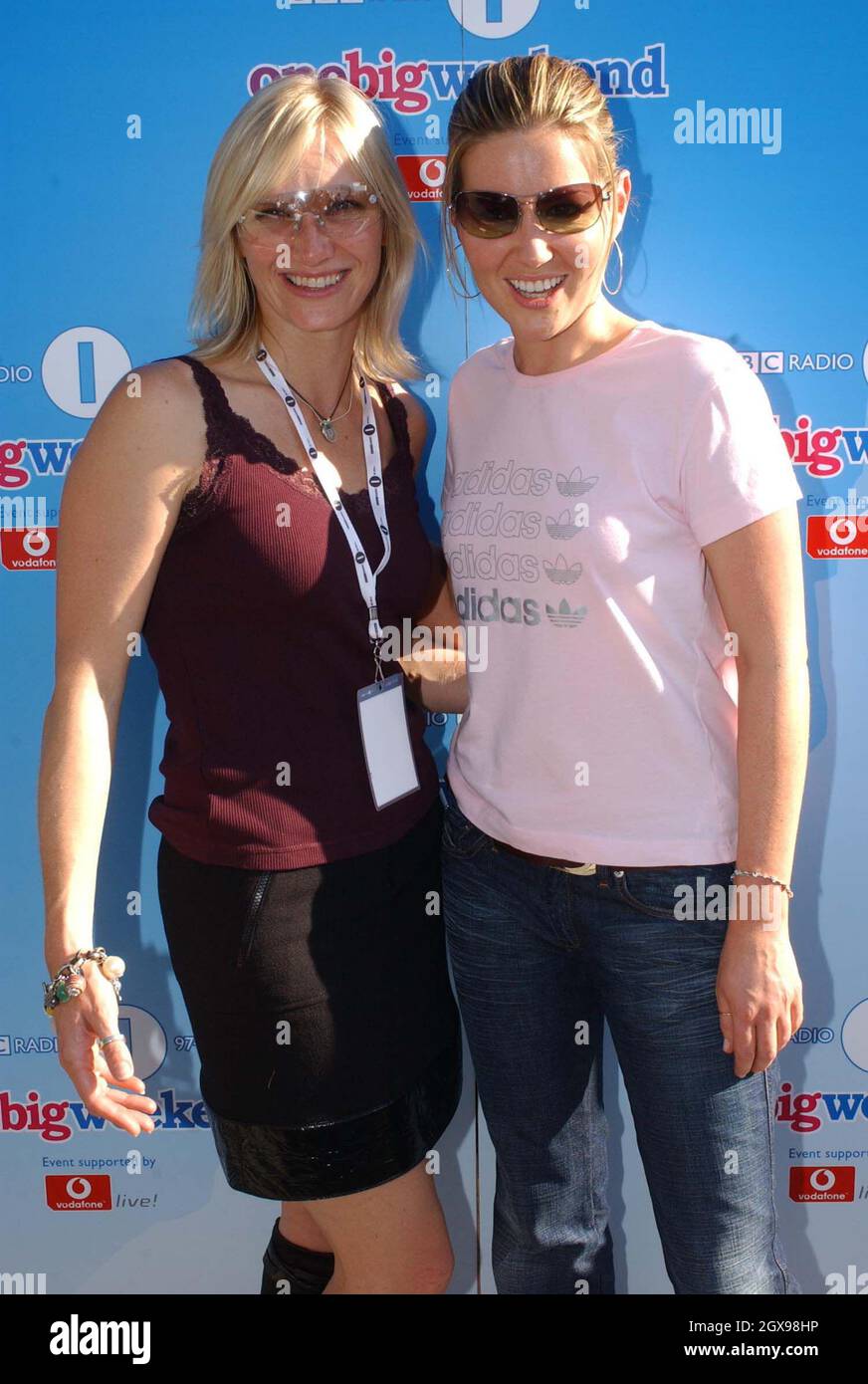 Jo Whiley y Dido Backstage en Radio 1's Big Weekend en Cardiff Fotografía  de stock - Alamy