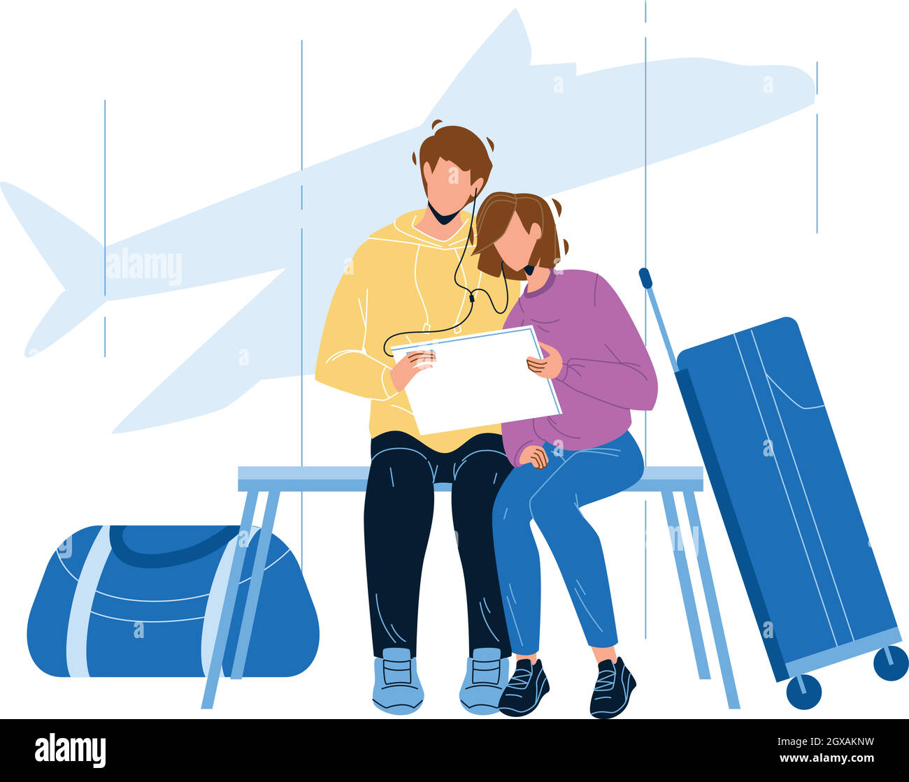 Familia Saliendo Del Aeropuerto Im genes Vectoriales De Stock Alamy