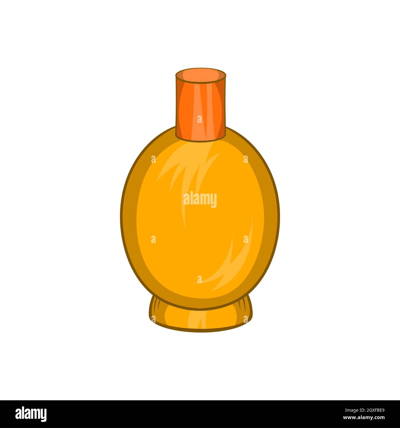 Embalaje para perfume icono en estilo de dibujos animados aislado sobre  fondo blanco. Símbolo de producción y embalaje Fotografía de stock - Alamy