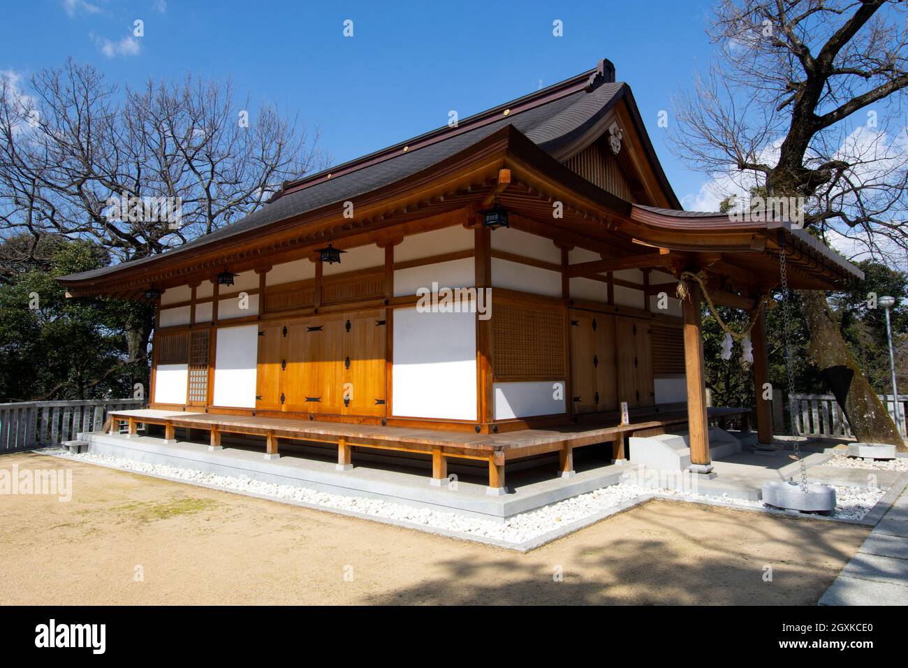 Casa de Té Japonesa, Okayama, Japón Foto de stock