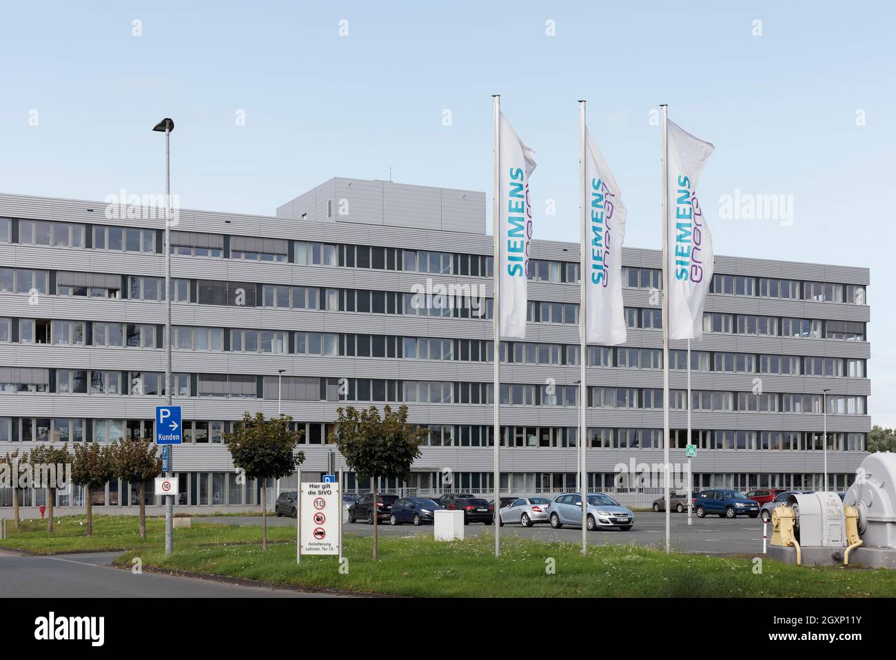 Siemens Energy, empresa de tecnología energética, sede de Muelheim an der Ruhr, región de Ruhr, Renania del Norte-Westfalia, Alemania Foto de stock