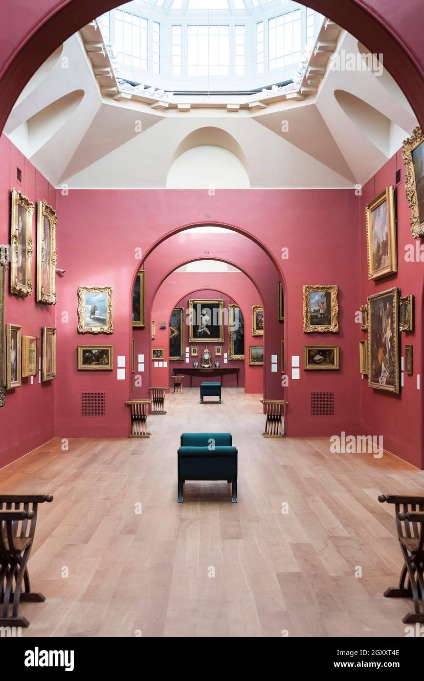 Londres. Inglaterra. En el Reino Unido. Dulwich Picture Gallery es la galería de arte pública más antigua de Inglaterra, diseñado por el arquitecto Sir John Soane Regency, abrió en 1817 Foto de stock