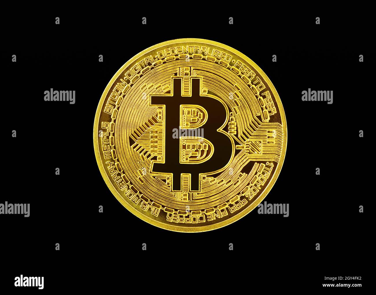 Bitcoin Foto de stock