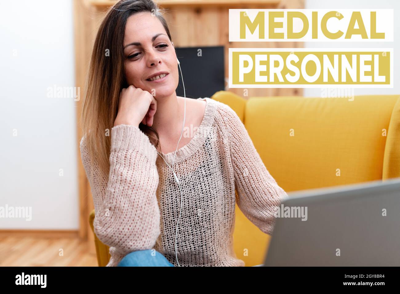 Leyenda conceptual Personal médico, concepto que significa proveedor de