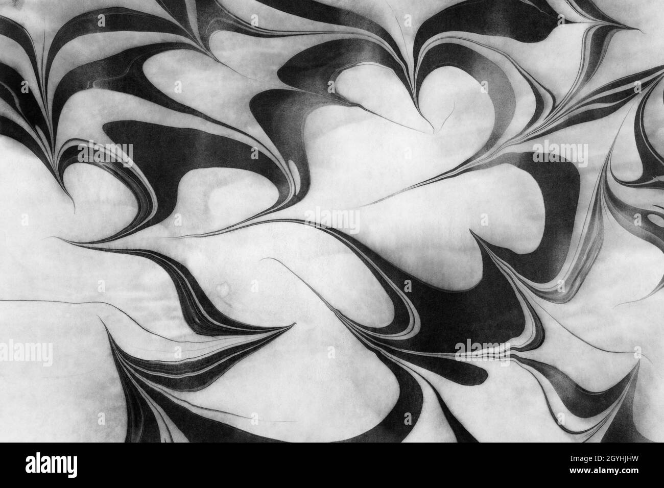 Japonés negro y blanco marbling papel abstracto, natural grunge textura de  fondo, arte de tinta, suminagashi, ilustración de año nuevo Fotografía de  stock - Alamy