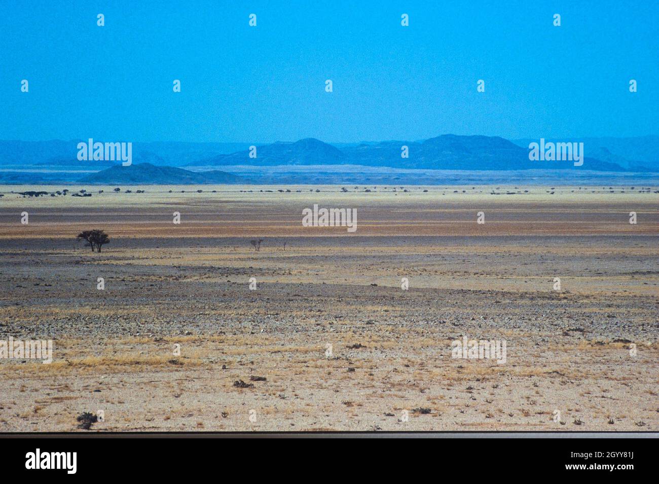 El desierto de Namib. Árido por más de 80 millones de años, se cree que es uno de los desiertos más antiguos del mundo. Foto de stock