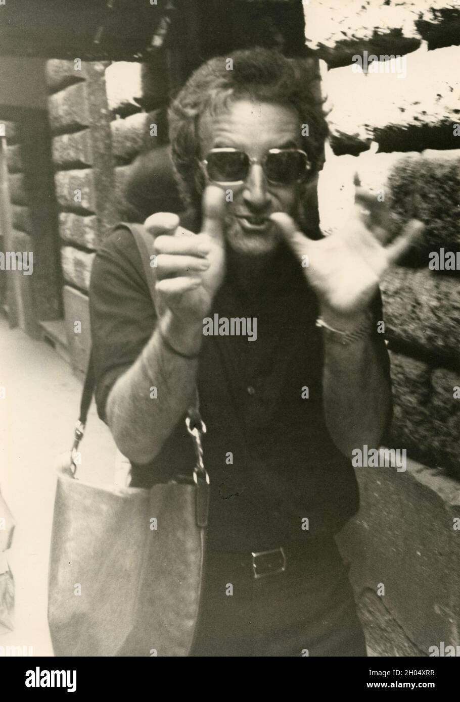Actor y comediante británico Peter Sellers, 1970s Foto de stock