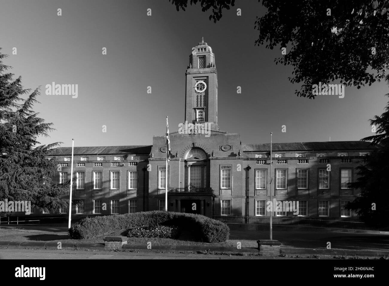 El Ayuntamiento de Trafford, Gran Manchester, Lancashire, Inglaterra, Reino Unido Foto de stock