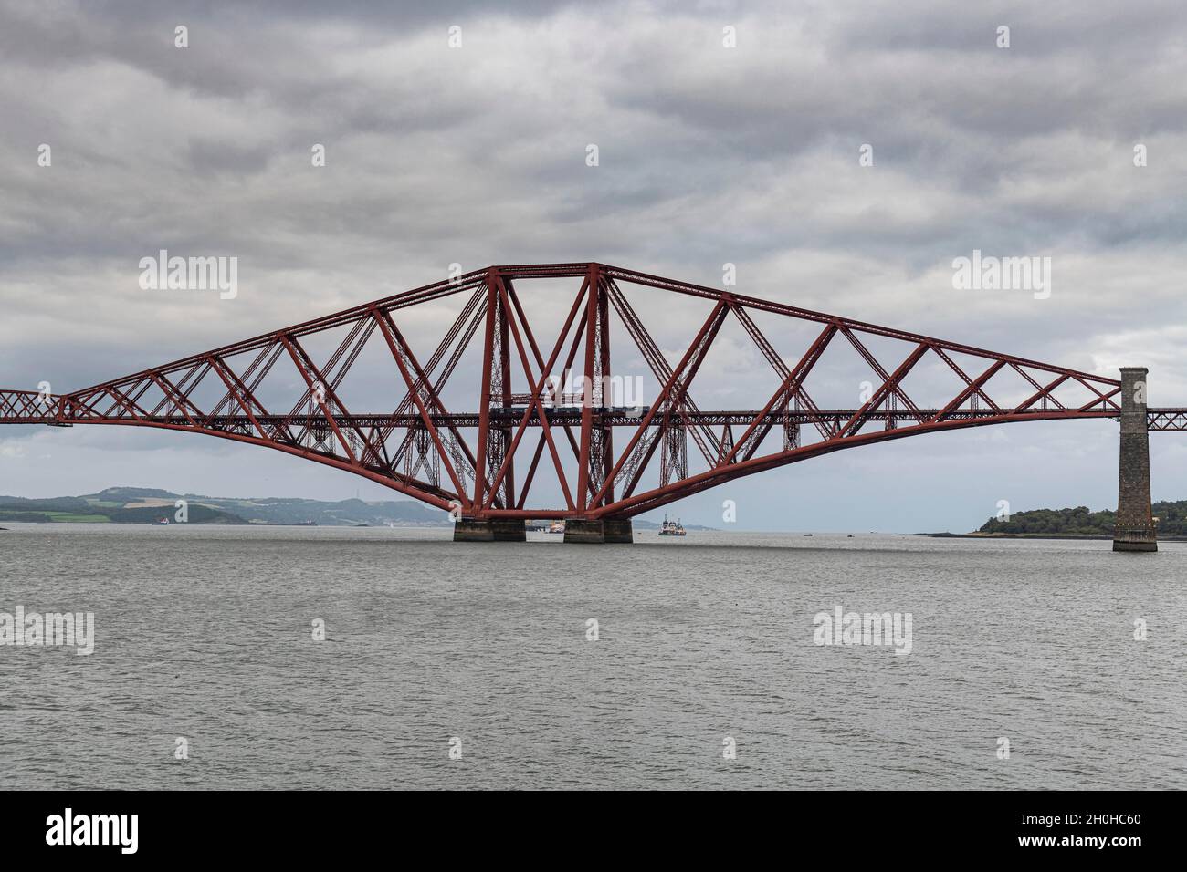 Patrimonio de la Humanidad de la UNESCO Forth Bridge, puente voladizo, Escocia, Reino Unido Foto de stock