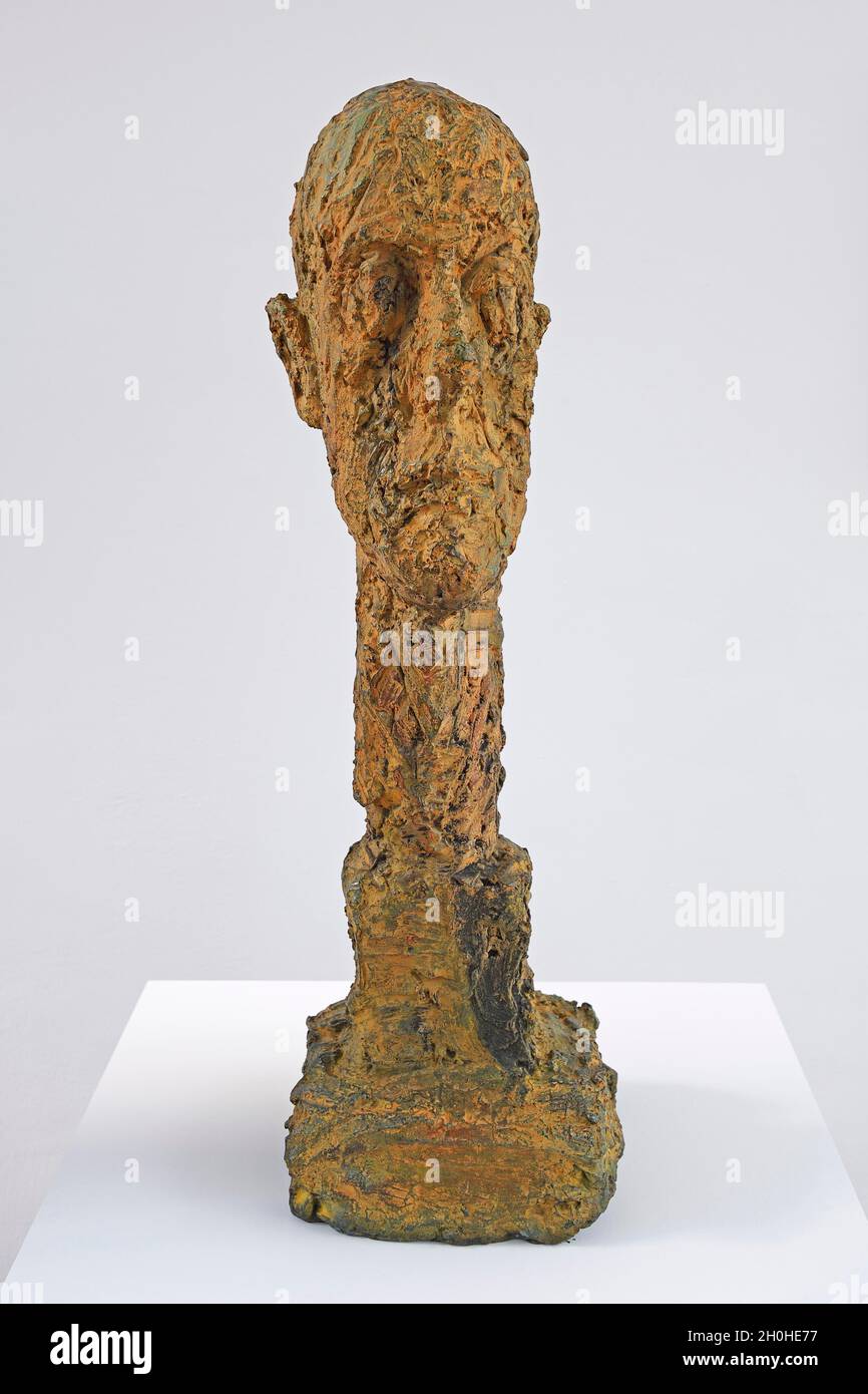 Estatuas de Alberto Giacometti, Fondation Maeght, Museo de Arte Contemporáneo, San Pablo de Vence, Departamento Alpes Marítimos, Provenza-Alpes-Cote Foto de stock