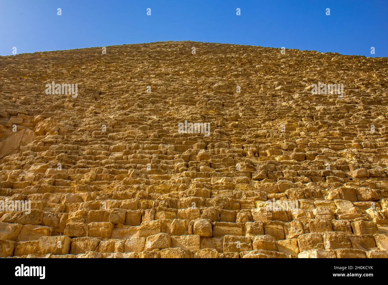 Gran Pirámide de Giza en Kairo, Egipto Foto de stock