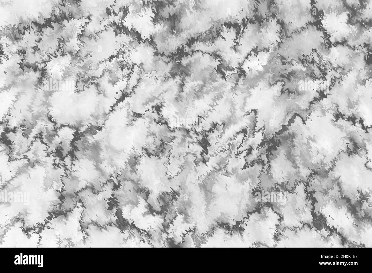 Fondo abstracto de mármol creativo con efecto fluido, degradados blancos grises formas alineadas. Ilustración de alta calidad Foto de stock