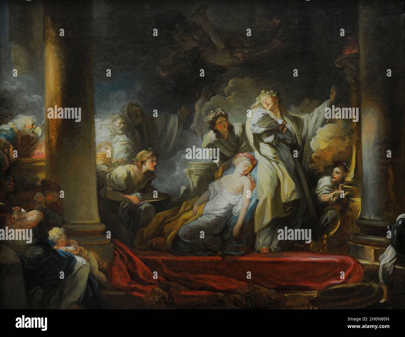 Jean Honore Fragonard (17321806). Pintor francés. El Sacrificio de