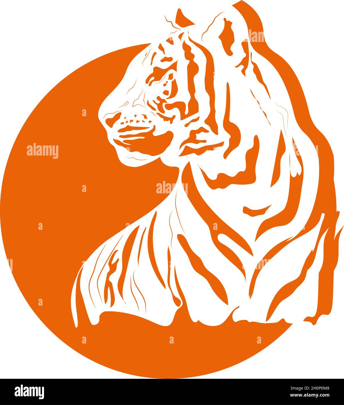 Tigre redondo Imágenes recortadas de stock - Página 2 - Alamy