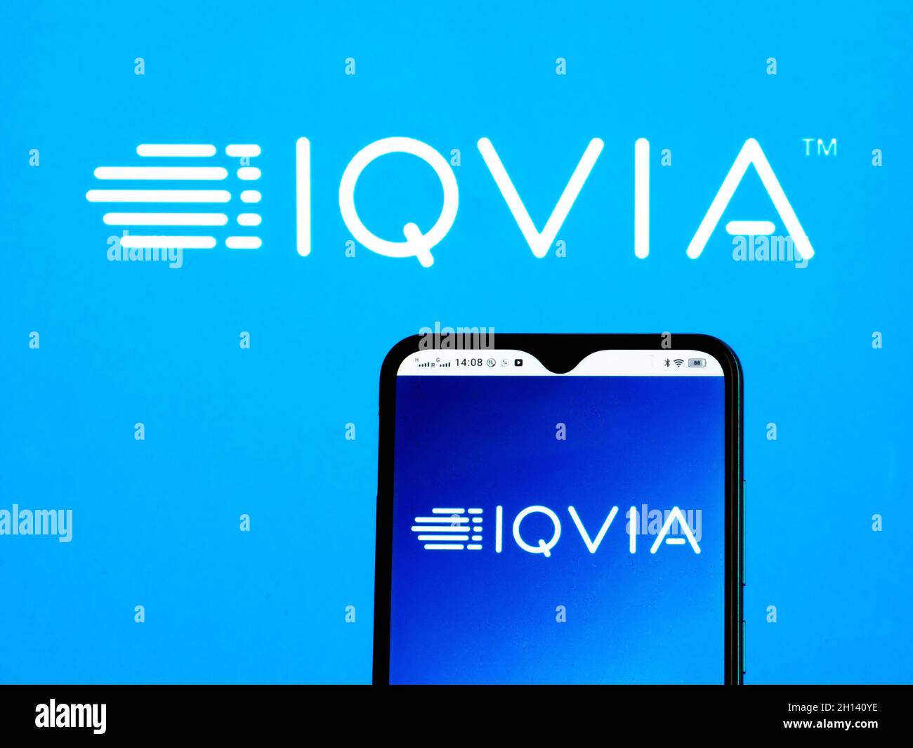 En esta ilustración de la foto se muestra el logotipo de IQVIA Holdings