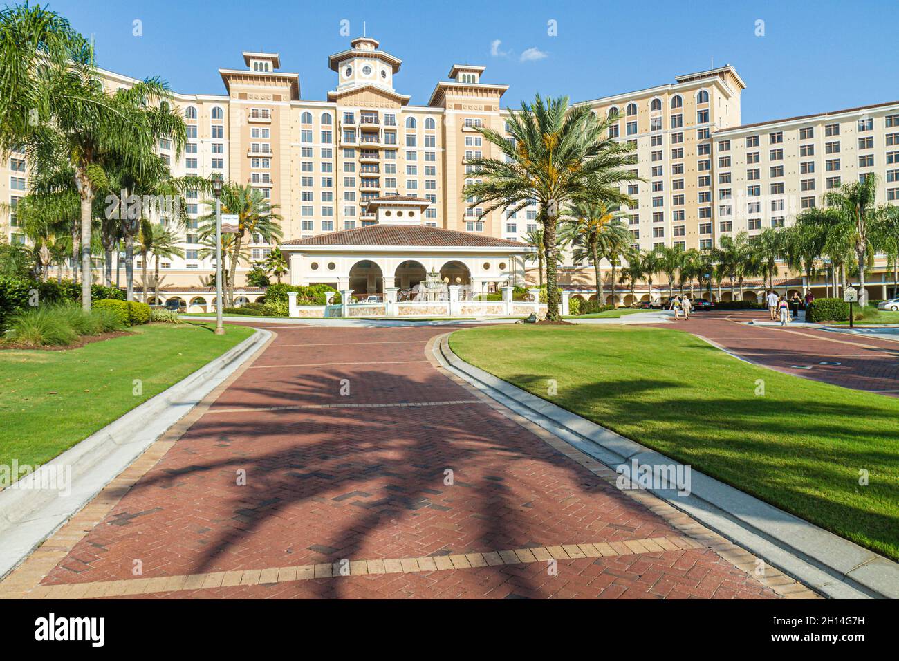 Orlando, Florida, Rosen Shingle Creek hotel fuera de la entrada exterior del complejo Foto de stock