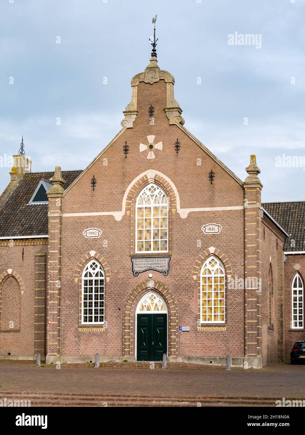 Antigua iglesia Noorderkerk, teatro en la ciudad de Sneek, Snits, Frisia, Holanda Foto de stock