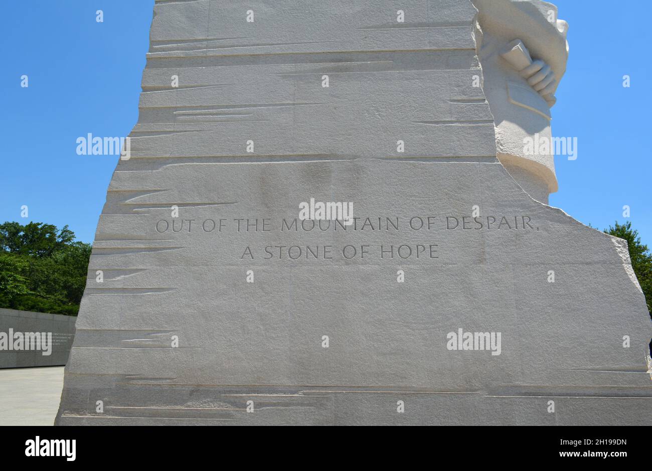 Monumento Nacional Martin Luther King Jr. En Washington DC, EE.UU. - 10.07.2018 Foto de stock