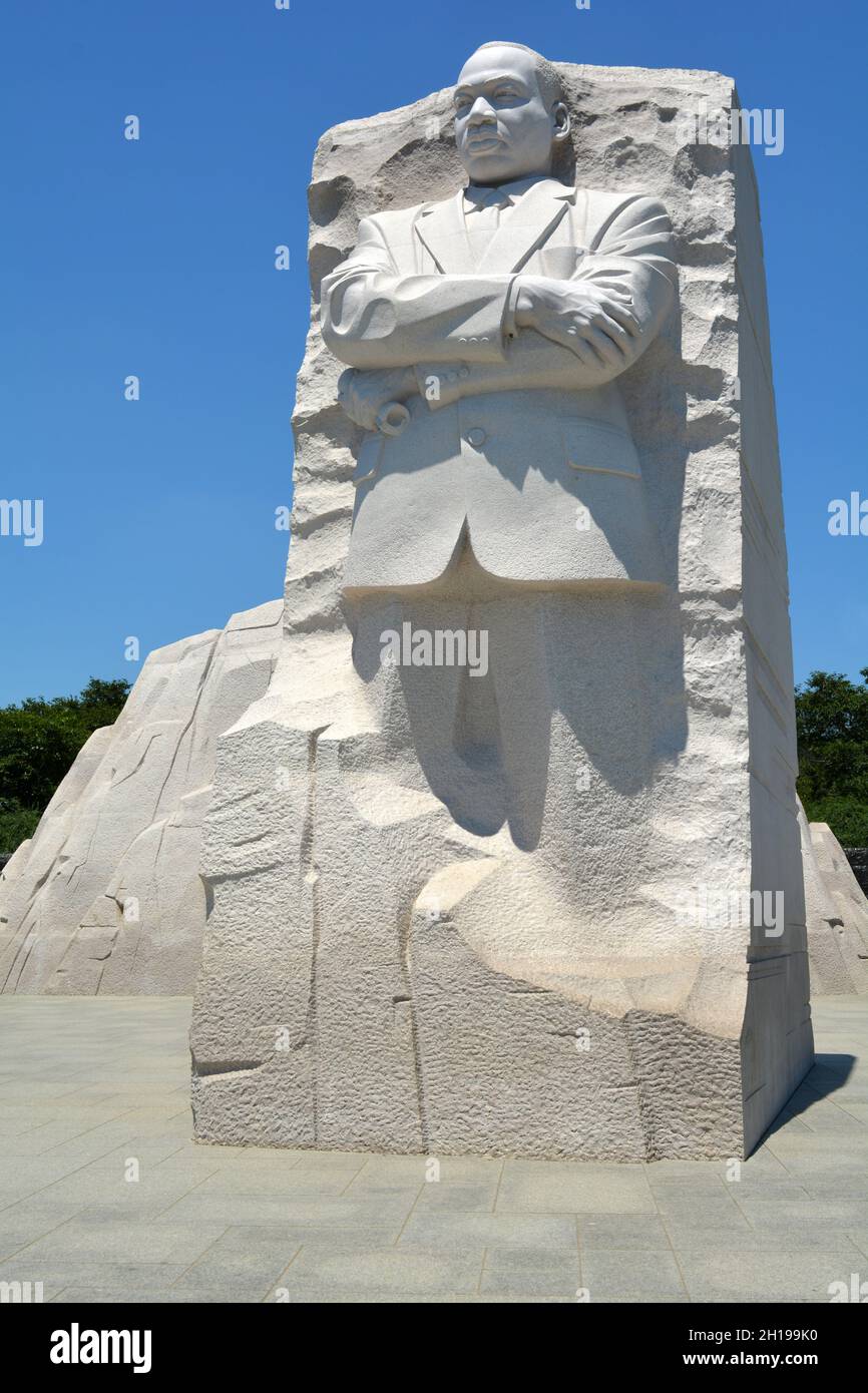 Monumento Nacional Martin Luther King Jr. En Washington DC, EE.UU. - 10.07.2018 Foto de stock