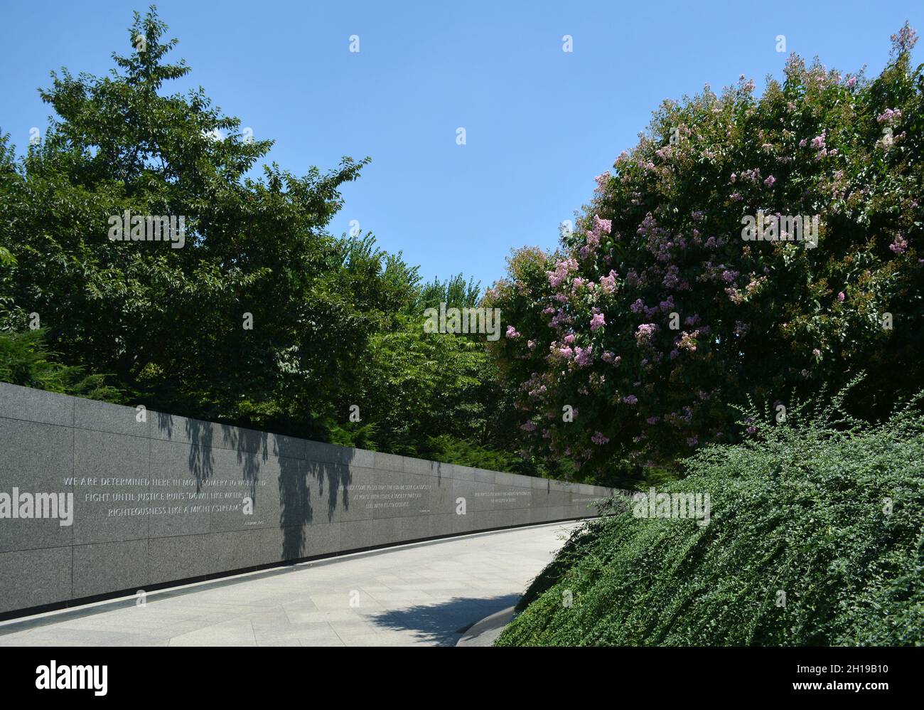 Monumento Nacional Martin Luther King Jr. En Washington DC, EE.UU. - 10.07.2018 Foto de stock