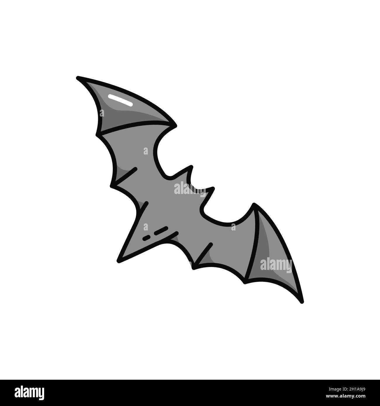 Halloween flittermouse vampiro negro murciélago contorno aislado icono.  Vector de dibujos animados rearmouse salvaje Chiroptera bestia. Contorno  vampiro flittermouse spooky ni Imagen Vector de stock - Alamy