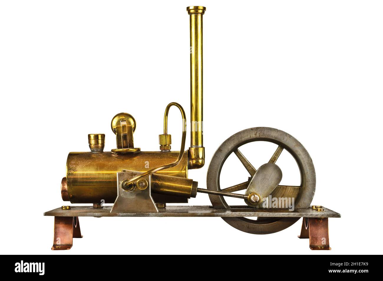 Maquina de vapor revolucion de stock -