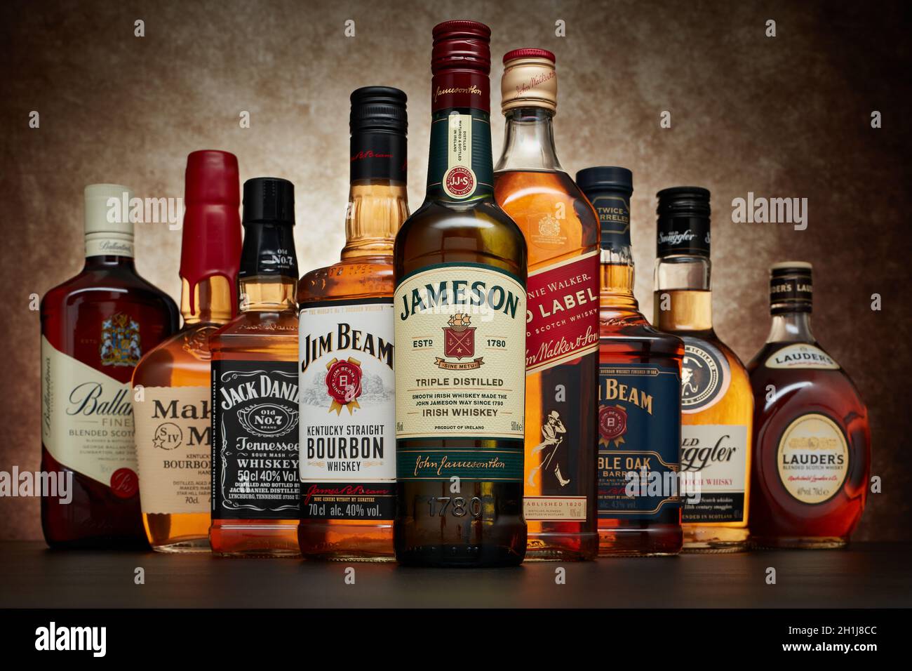 Viejas marcas de whisky irlandés fotografías e imágenes de alta resolución  - Alamy
