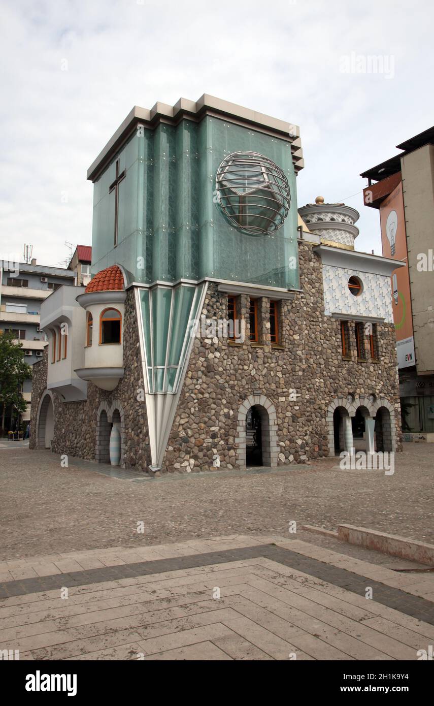 Casa en memoria de la Madre Teresa en Skopje, Macedonia Foto de stock