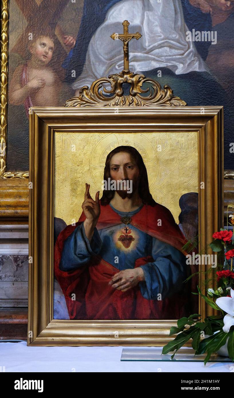 Sagrado corazon jesus pintura fotografías e imágenes de alta resolución -  Alamy