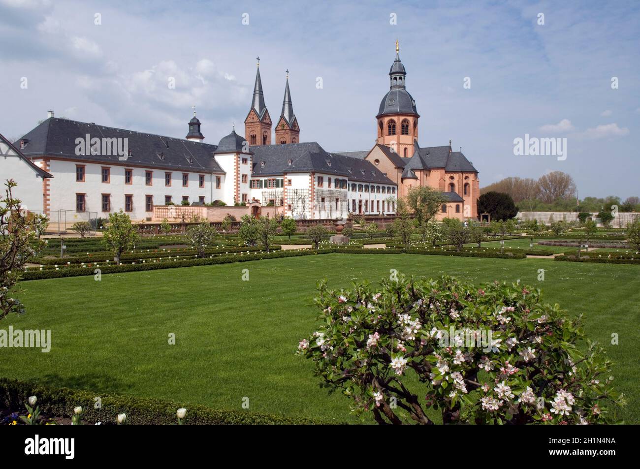 Klostergarten Seligenstadt Foto de stock