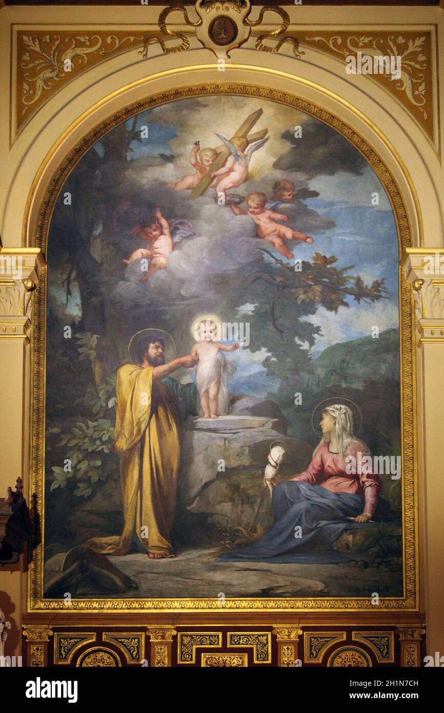 La Sagrada Familia, la Iglesia de la Santa Trinidad, París Fotografía