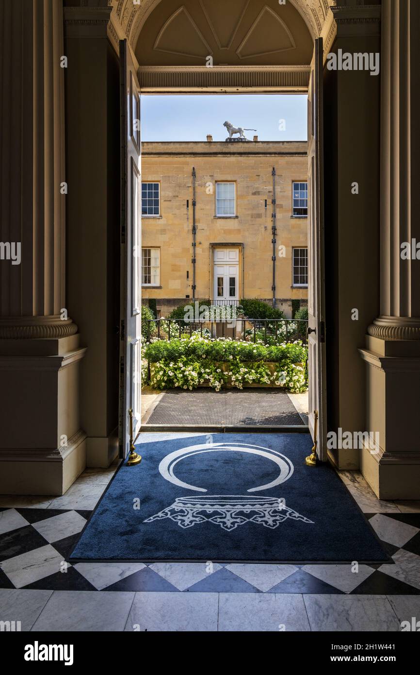 El Gran Salón, Syon House, la residencia del oeste de Londres del Duque de Northumberland, Londres Borough de Hounslow, Londres del oeste, Inglaterra. Foto de stock