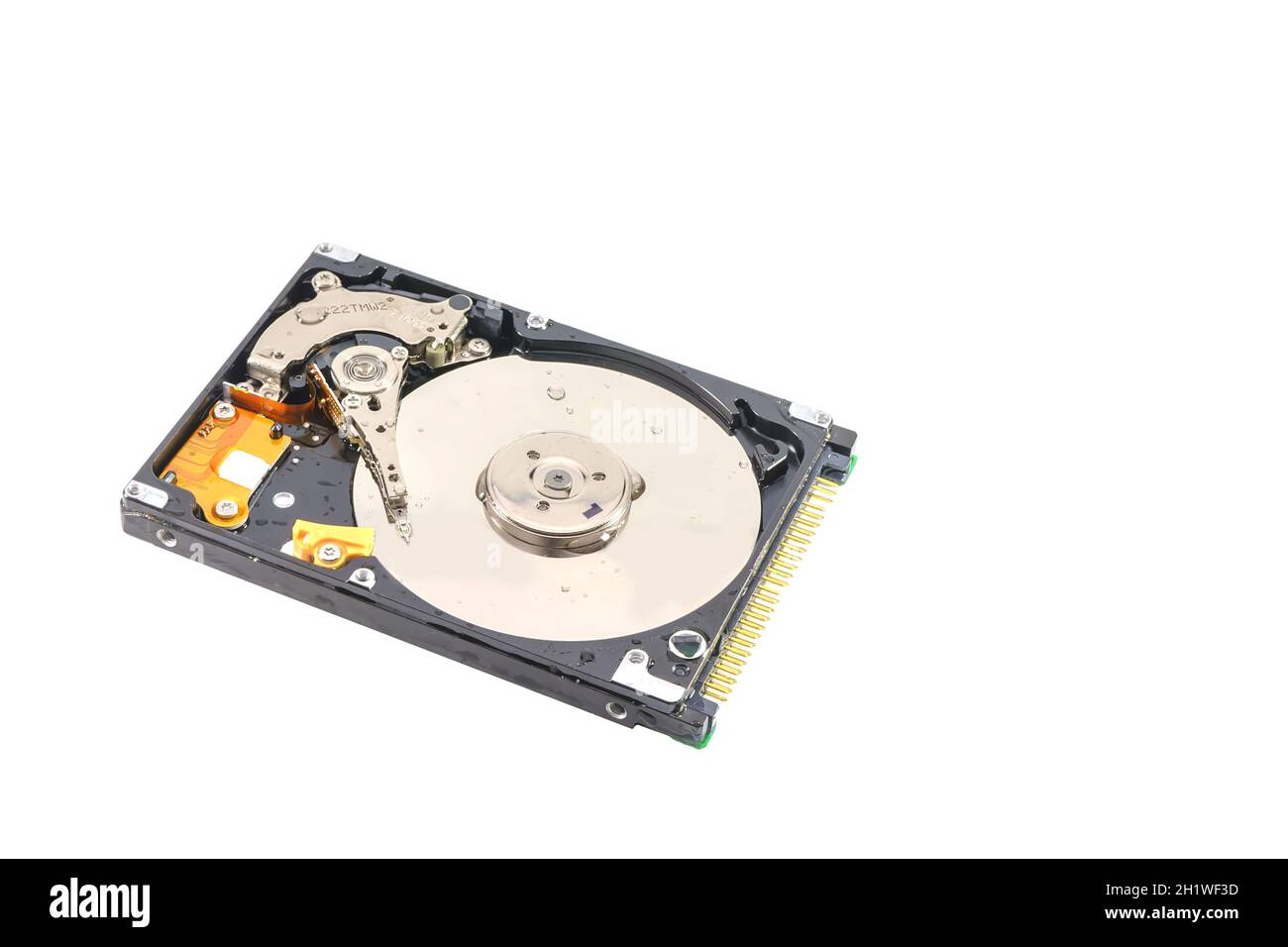 La unidad de disco duro IDE de 2.5' para portátiles sobre blanco Fotografía de stock - Alamy
