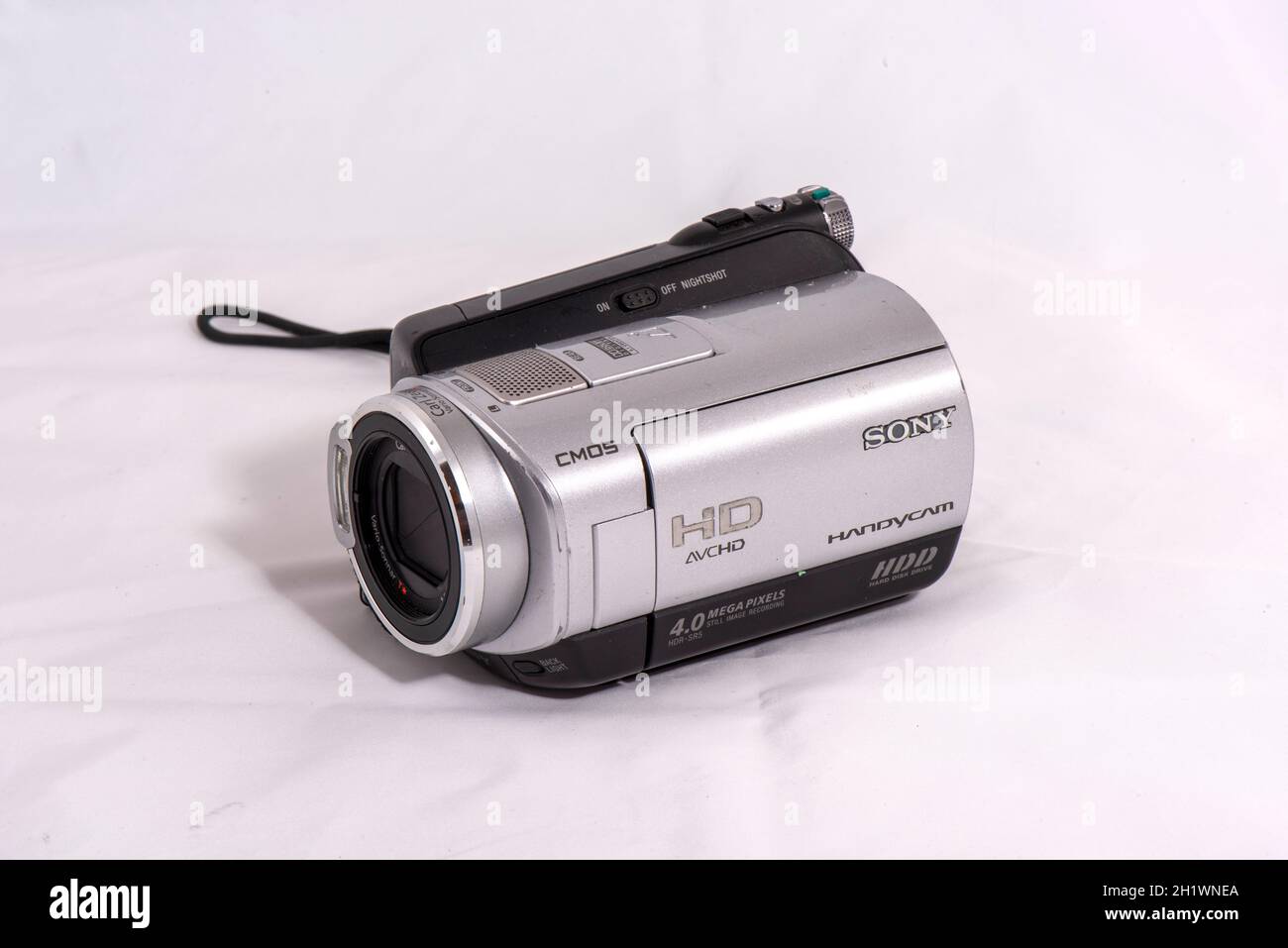 Grabador de vídeo de alta definición sony handycam con disco duro que graba  archivos AVCHD Fotografía de stock - Alamy