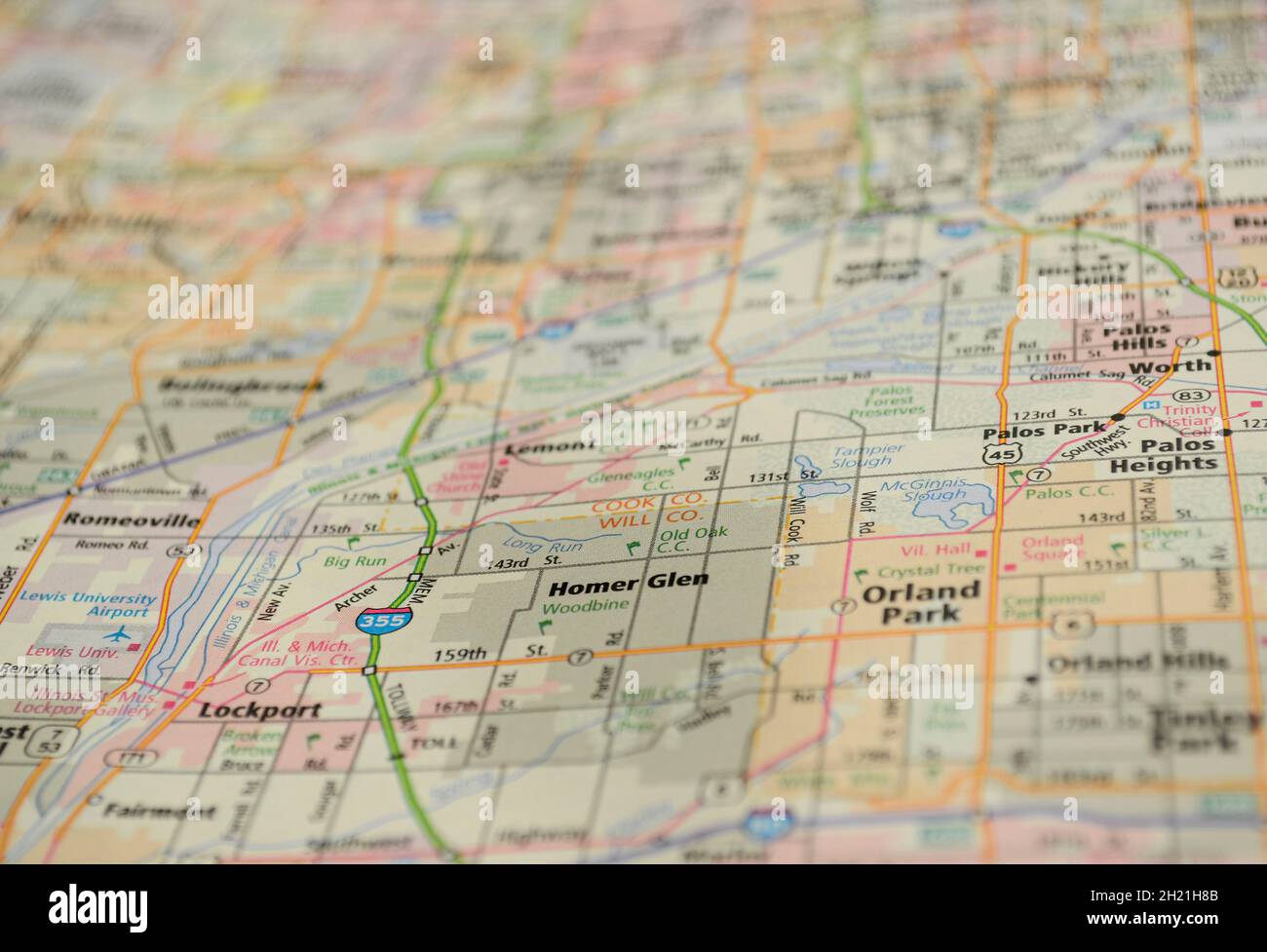 Mapa de homer fotografías e imágenes de alta resolución Alamy