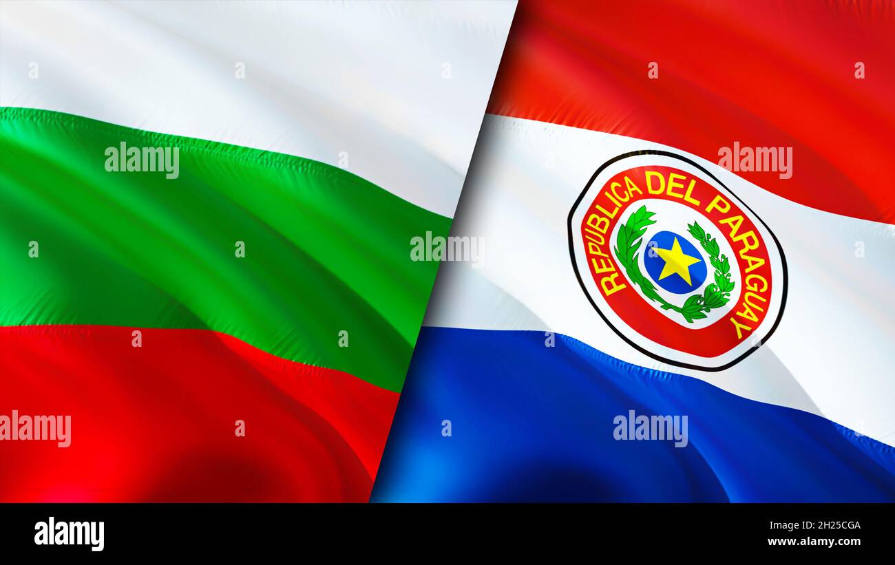 Bandera de paraguay bulgaria fotografías e imágenes de alta resolución