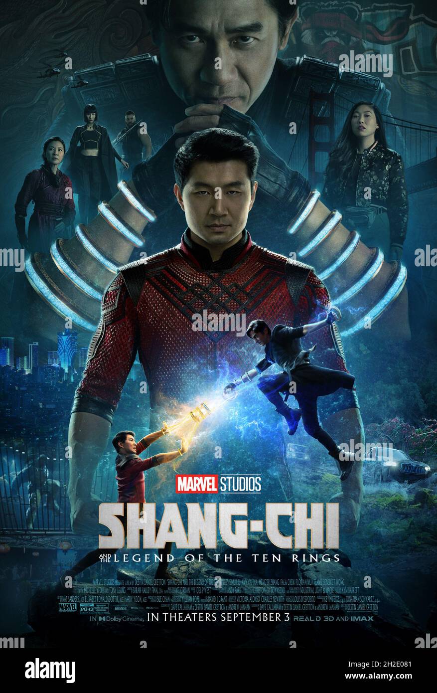 Cartel, 'Shang-Chi y la leyenda de los diez anillos' (2021). Crédito de la  foto: Marvel Studios / The Hollywood Archive Fotografía de stock - Alamy