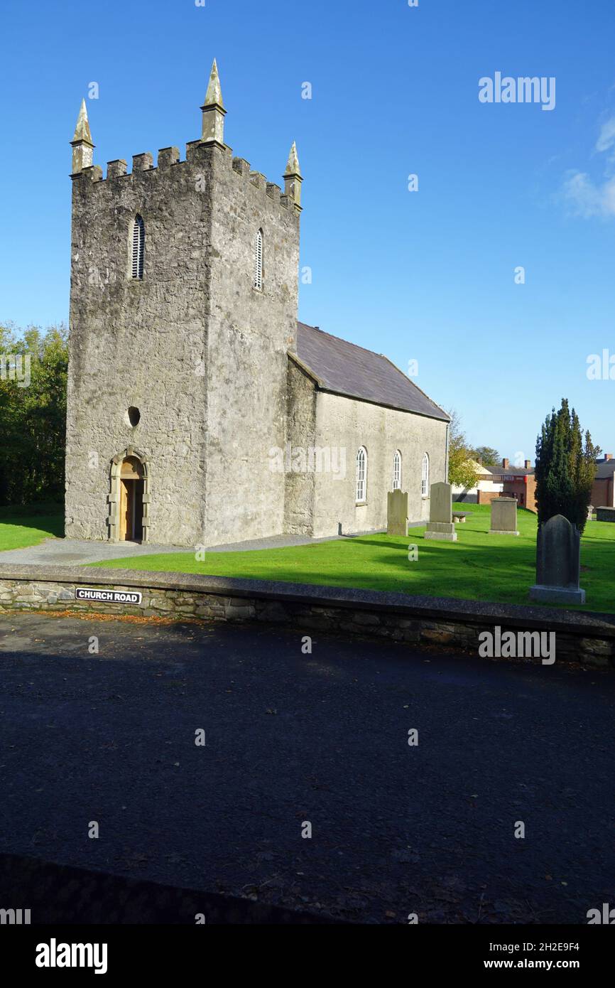 Iglesia de Irlanda en Ulster Folk Museum. Cultra, Irlanda del Norte 16.10.2019 Foto de stock