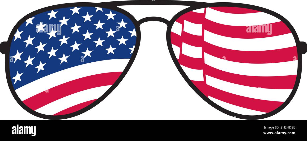 Sunglasses usa Imágenes vectoriales de stock - Alamy