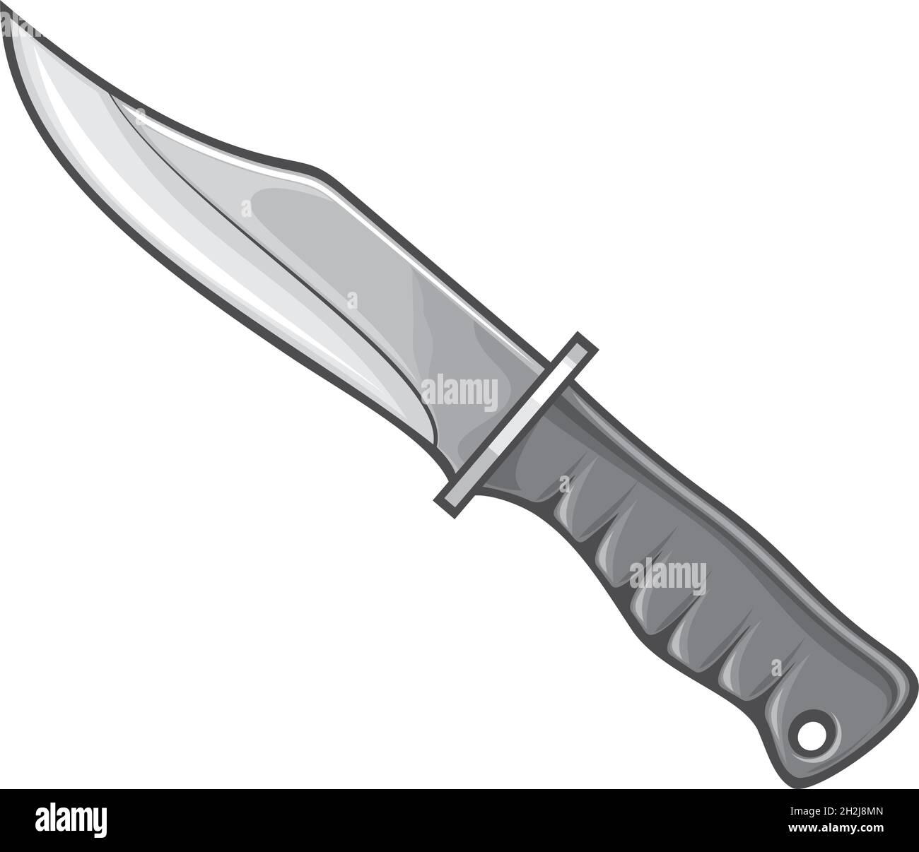 censura Inolvidable Obligar Cuchillo de caza Imágenes vectoriales de stock - Alamy