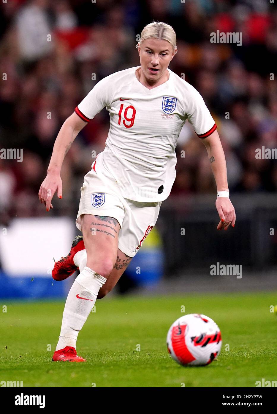 Moderar Cada semana Si Bethany England durante el partido de clasificación de la Copa Mundial  Femenina de la FIFA 2023 en el estadio de Wembley, Londres. Fecha de la  foto: Sábado 23 de octubre de 2021