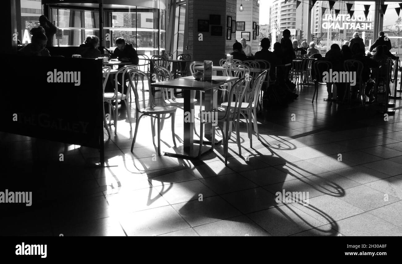 El Galley Cafe en Titanic Belfast Foto de stock