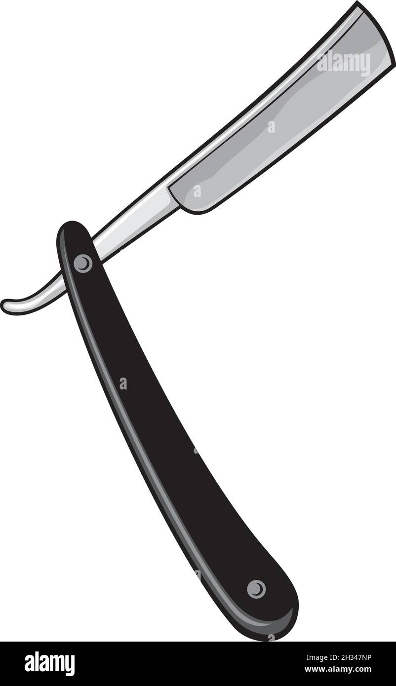 Cuchillo de afeitar Imágenes vectoriales de stock - Alamy