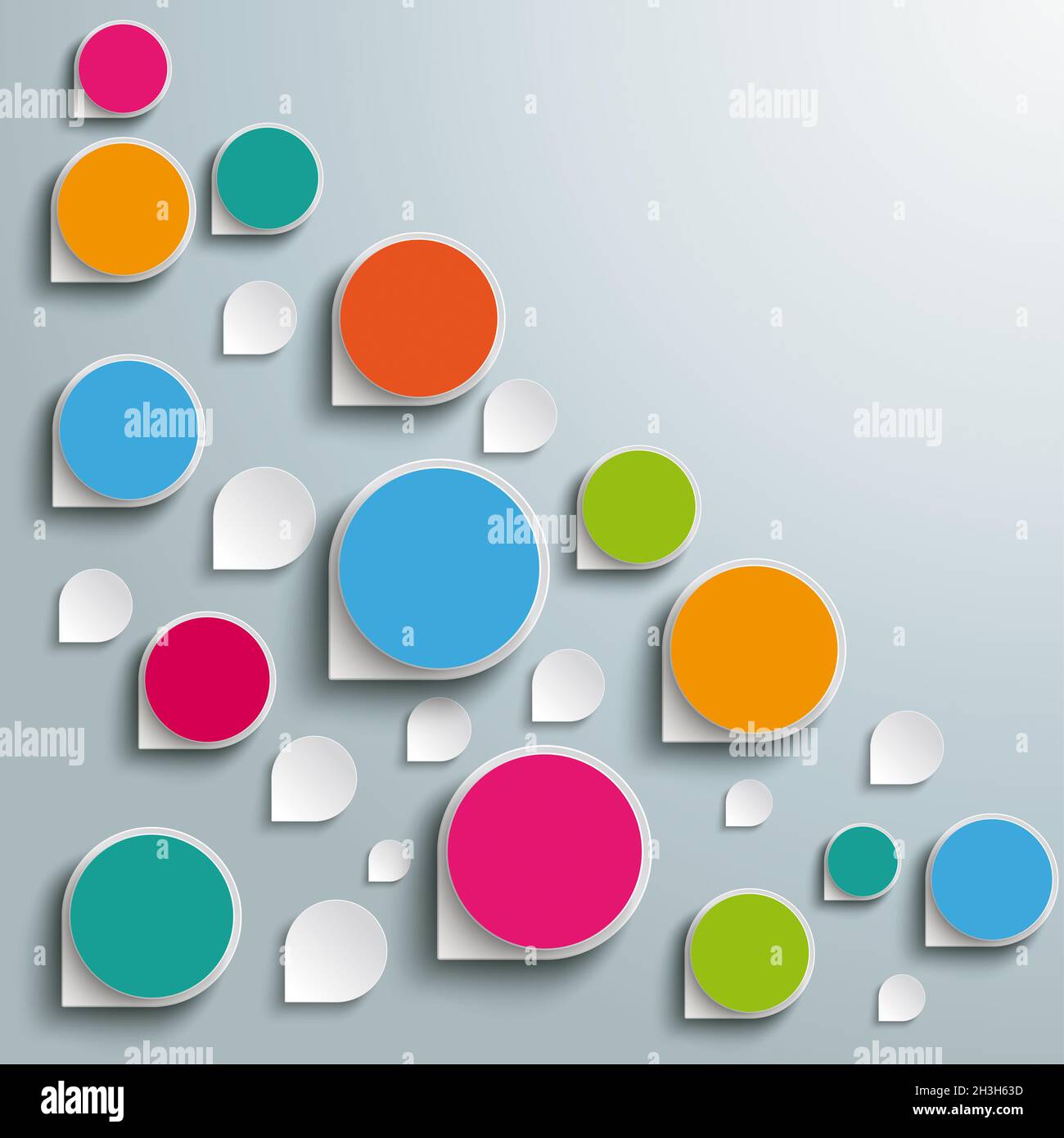 Infograf a Colcolor Abstract Cae Una Direcci n Piad Fotograf a De Stock