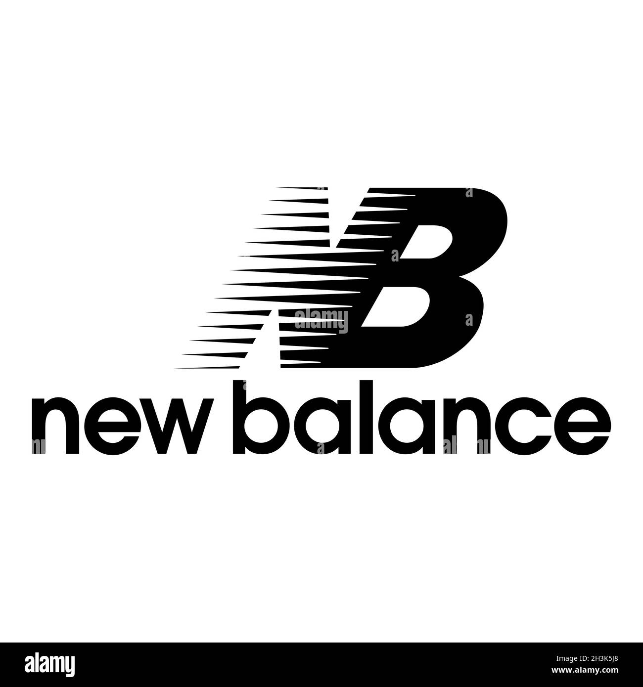 Nuevo logotipo de la marca de ropa deportiva de balance. Imagen editorial.  VINNITSIA, UCRANIA. 23 DE JUNIO DE 2021 Imagen Vector de stock - Alamy