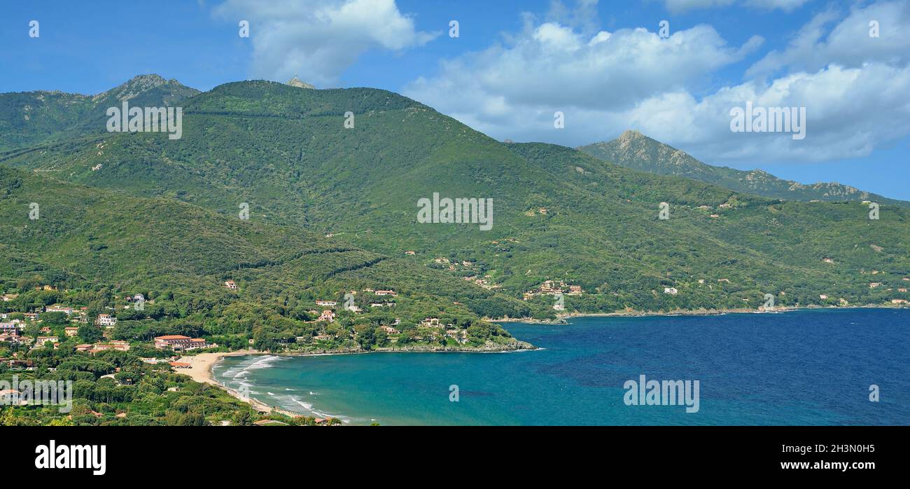 Procchio en Isla de Elba, Toscana, Mar mediterráneo, Italia Foto de stock