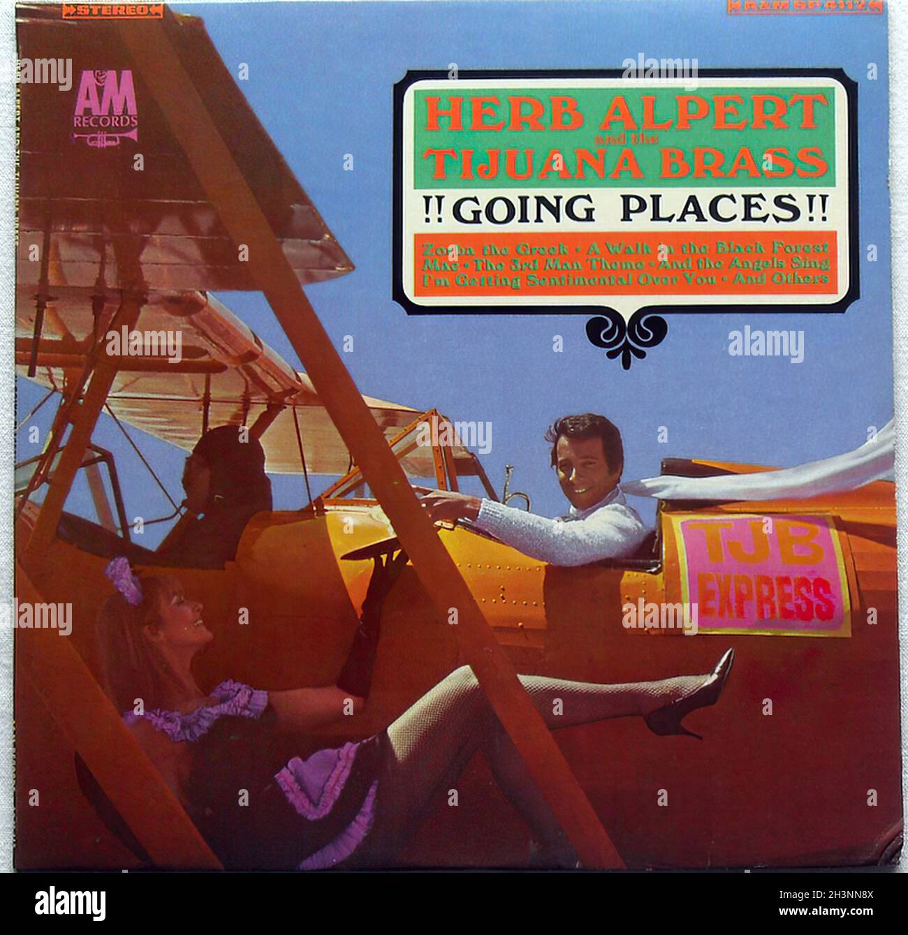 1960s Herb Alpert y el Tijuana Brass Original Vintage Vinyl Record Album LP Sleeve Going Places