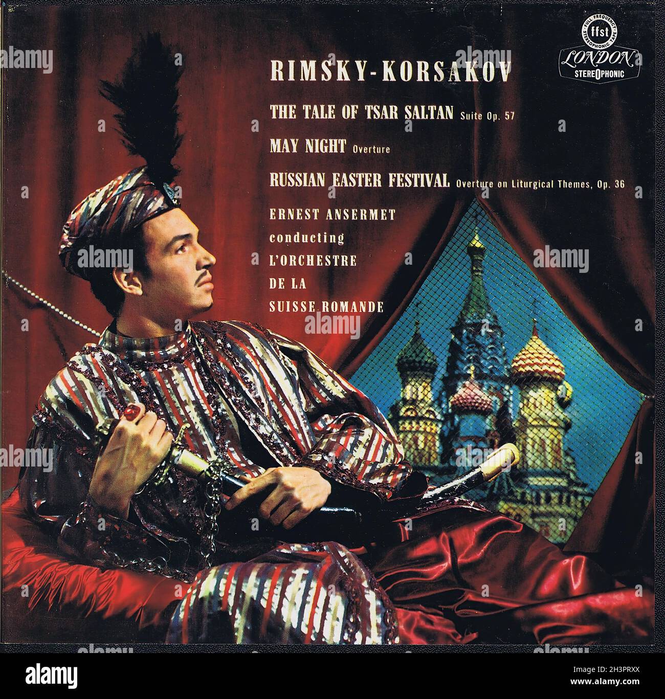 Rimsky Korsakov Tsar Sultan May Night - Ansermet - R2R Londres - Música Clásica Vinyl Record Vintage Foto de stock